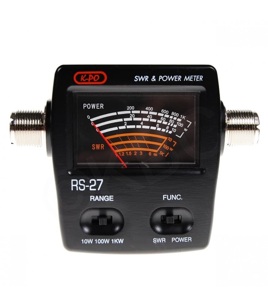 K-PO RS-27 kompaktowy reflektometr - pomiar SWR oraz mocy - 26-30MHz