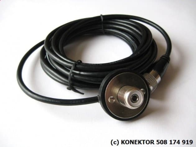 UCHWYT na RELING BRV-3 + GŁÓWKA PL + KABEL4m + UC1