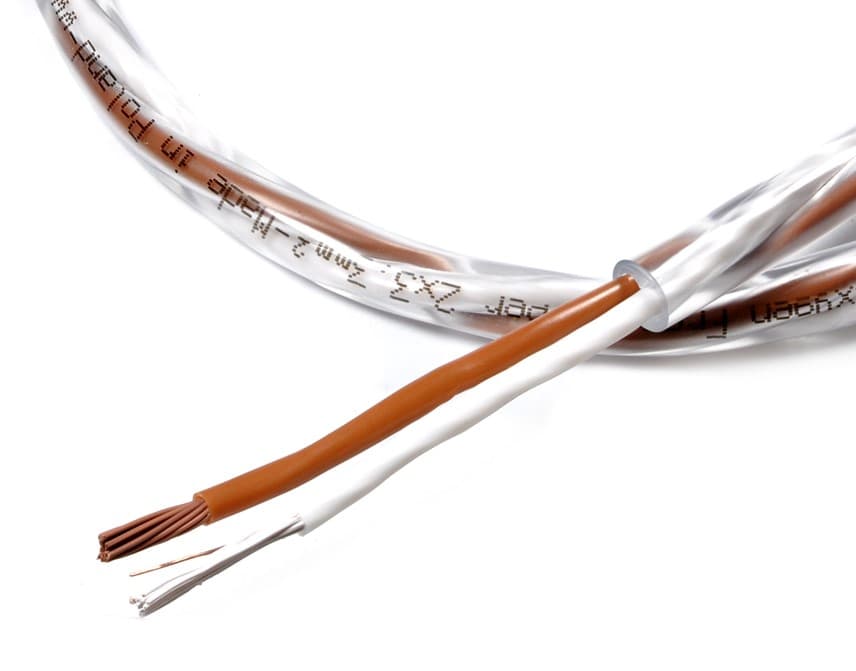 Melodika Brown Sugar BSC2330 kabel głośnikowy na metry 2x3,3mm2, OFC: 99.9999% (klasa pre hi-end)