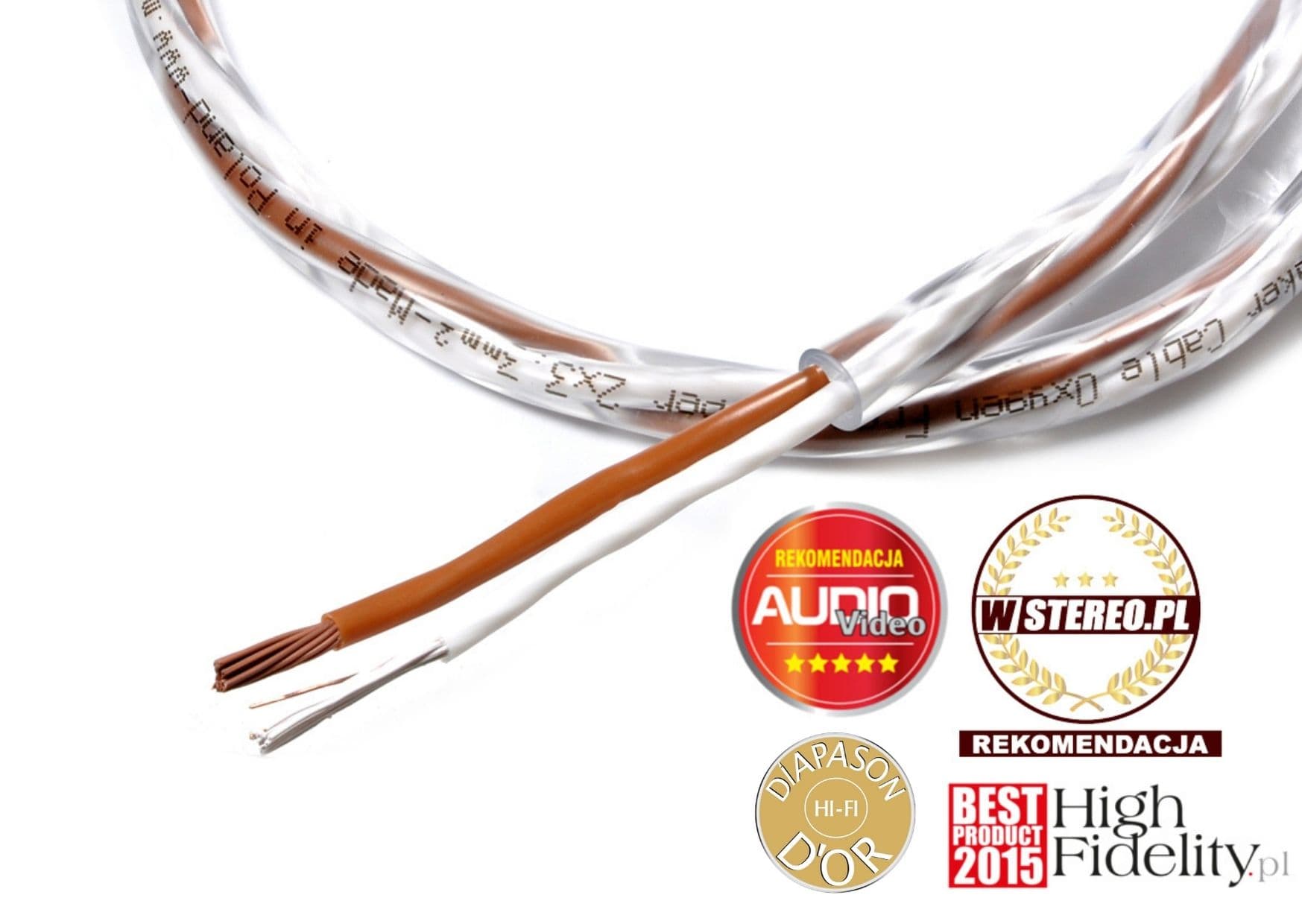 Melodika Brown Sugar BSC2330 kabel głośnikowy na metry 2x3,3mm2, OFC: 99.9999% (klasa pre hi-end)