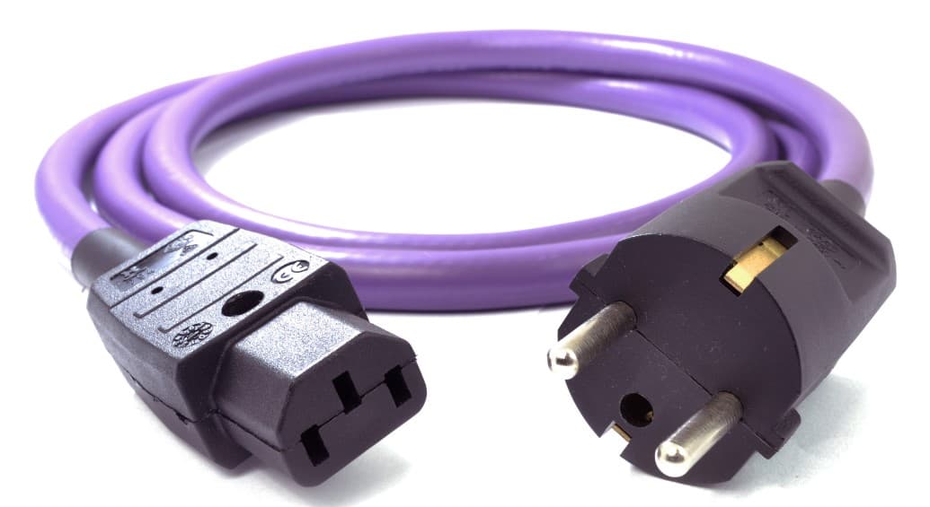 Melodika Purple Rain MDP15 kabel zasilający Schuko IEC C13 długość 1,5m