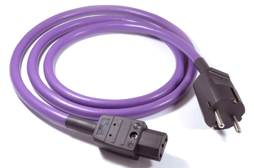 Melodika Purple Rain MDP15 kabel zasilający Schuko IEC C13 długość 1,5m