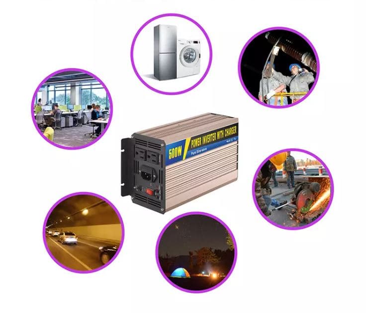 Zasilacz awaryjny sinusoidalny LRC-2500 UPS (2500W/5000W) 12/230V  miękki start