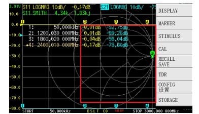 JNCRadio VNA 3G analizator antenowy HF VHF UHF 50kHz ~ 3GHz, duży wyświetlacz 4.3”