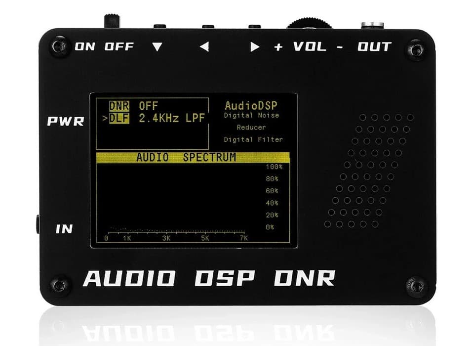 AUDIO DSP DNR - zewnętrzny reduktor szumów CB KF VHF UHF np. do Xiegu G90, Icom, Yaesu, Kenwood itp.
