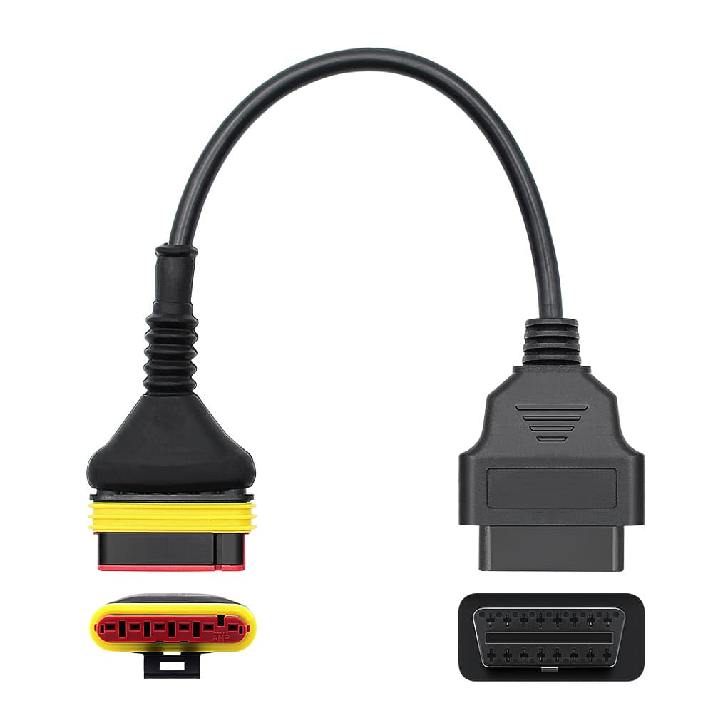 Kabel adapter do motocykli BENELLI 6-pin / OBD-2 - przejściówka do interfejsów diagnostycznych, TuneECU