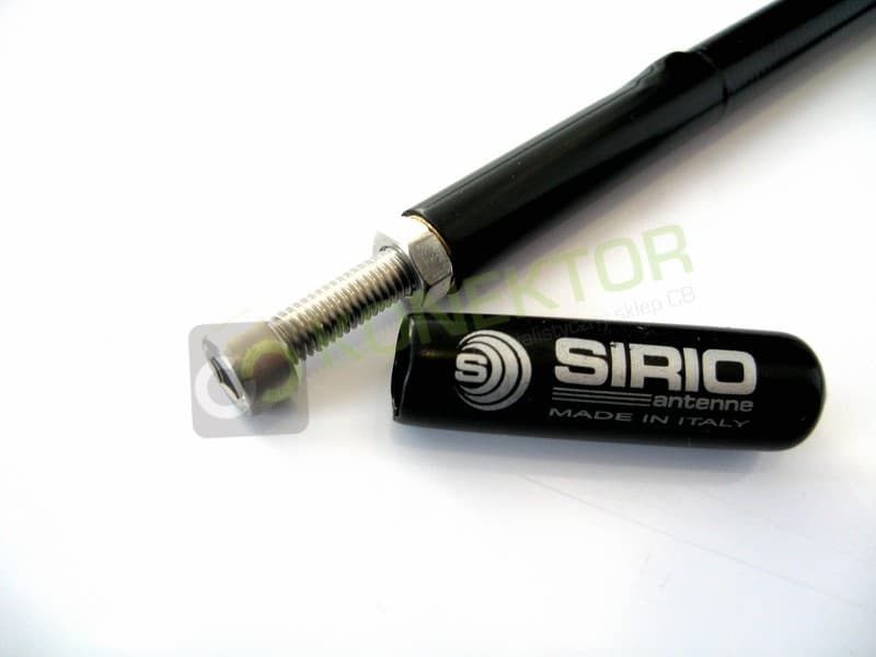 SIRIO T-3 27 radiator M6 [helikal 58cm] + mocna neodymowa podstawa magnetyczna 80mm, długi kabel 5m