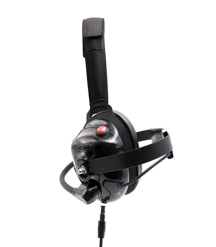 Komunica NC-PRO-QD + NC-PRO-CAB-K profesjonalny zestaw nagłowny do krótkofalówek ze złączem 2-pin Kenwood