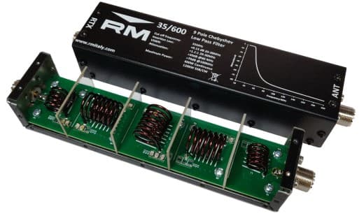 RM 35/600 filtr dolnoprzepustowy Czebyszewa (typu I) 24-30MHz Made in Italy np. do wzmacniaczy mocy