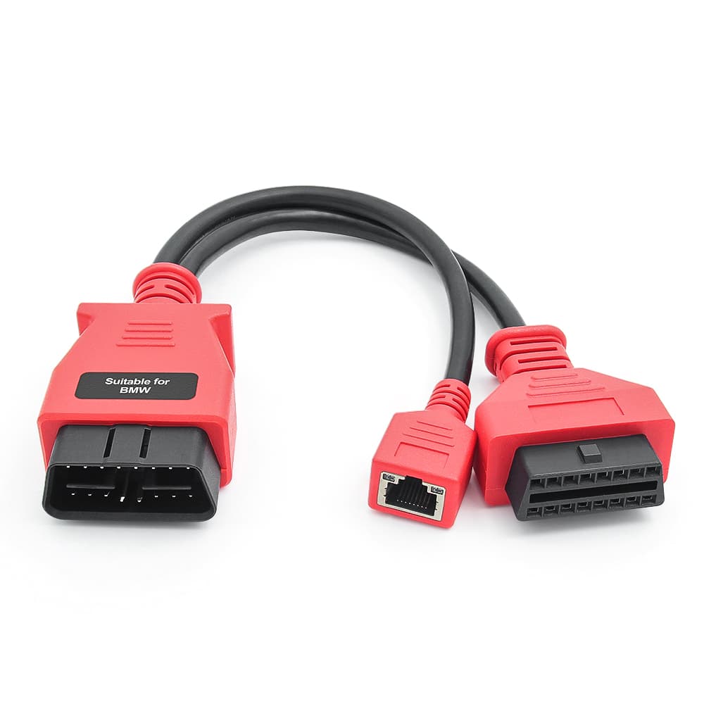 Adapter BMW OBD-2 + RJ45 Ethernet kabel do diagnostyki BMW SERIA F / G (np. do Autel Maxisys MS908)