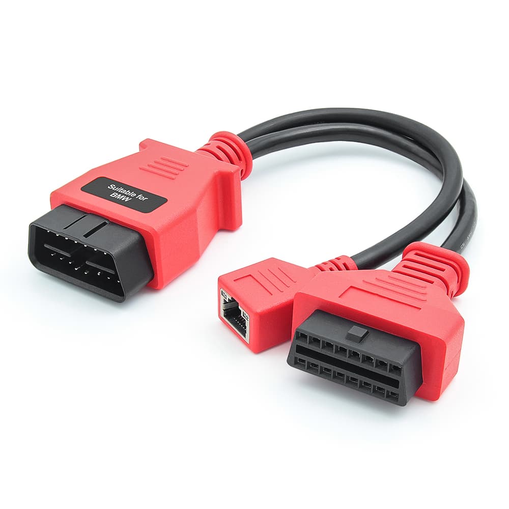 Adapter BMW OBD-2 + RJ45 Ethernet kabel do diagnostyki BMW SERIA F / G (np. do Autel Maxisys MS908)
