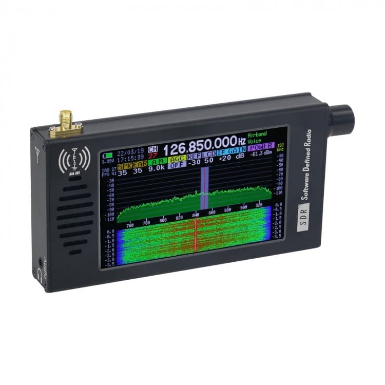 BaJei przenośny odbiornik radiowy SDR 100kHz-149MHz DSP CW/AM/SSB/FM/WFM, duży ekran LCD 4,3"