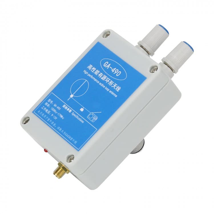 GA-490 Loop antena pętlowa aktywna 100kHz-179MHz antena zewnętrzna do odbiorników globalnych, SDR, skanerów 