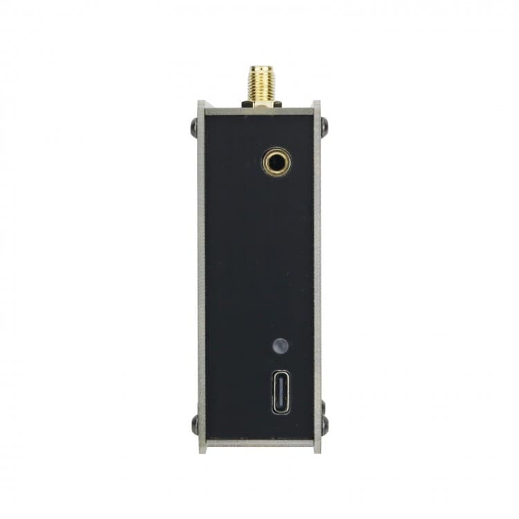 DSP SDR V3 odbiornik eksperymentalny 50kHz-2GHz AM/FM/USB/LSB, RF Gain, SQ, NB, AGC, wyświetlacz dotykowy 3.5", 2 porty antenowe
