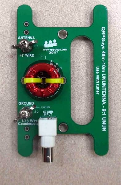 UnUnTenna antena wielopasmowa 40-10m, 10W, balun 1:9 - antena KF drutowa SOTA POTA BOTA; także do odbiorników SDR