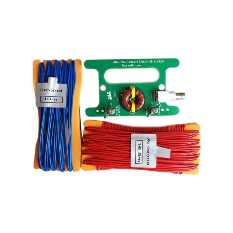 UnUnTenna antena wielopasmowa 40-10m, 10W, balun 1:9 - antena KF drutowa SOTA POTA BOTA; także do odbiorników SDR