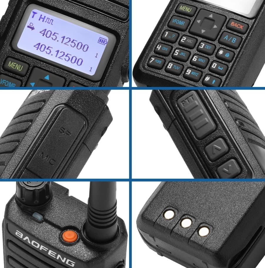 BAOFENG DR-1801UV DMR RĘCZNY RADIOTELEFON VHF/UHF cyfrowo-analogowy DMR / FM (136-174/400-480MHz)