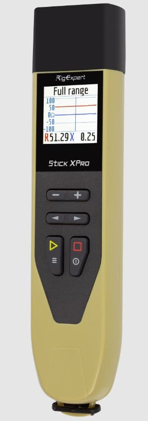 RigExpert Stick XPro miniaturowy analizator antenowy 0.1-1000MHz łączność Bluetooth - doskonały do pracy w terenie