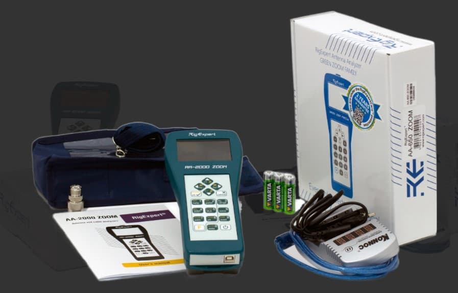 RigExpert AA-2000 Zoom analizator antenowy 0.1-2GHz, Bluetooth