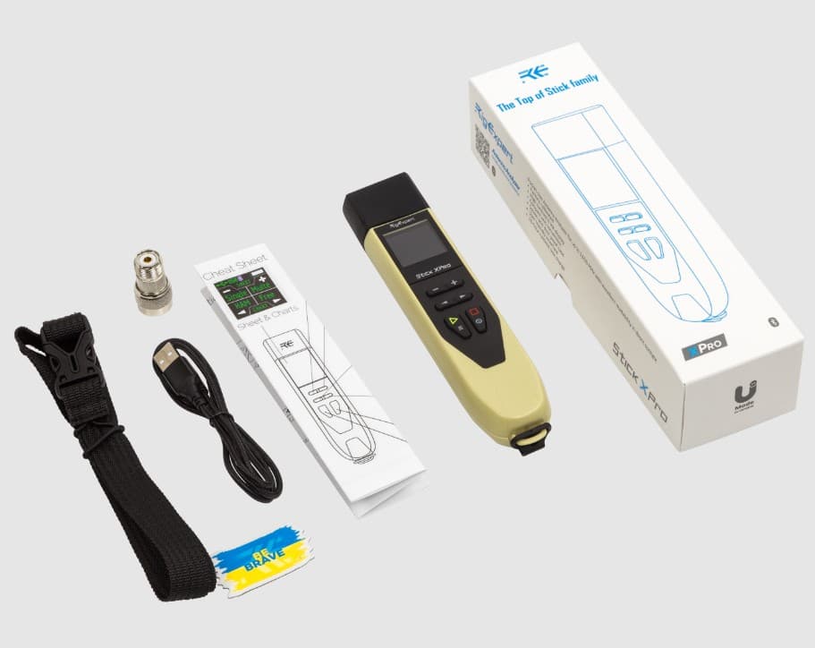RigExpert Stick XPro miniaturowy analizator antenowy 0.1-1000MHz łączność Bluetooth - doskonały do pracy w terenie