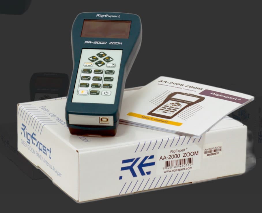 RigExpert AA-2000 Zoom analizator antenowy 0.1-2GHz, Bluetooth