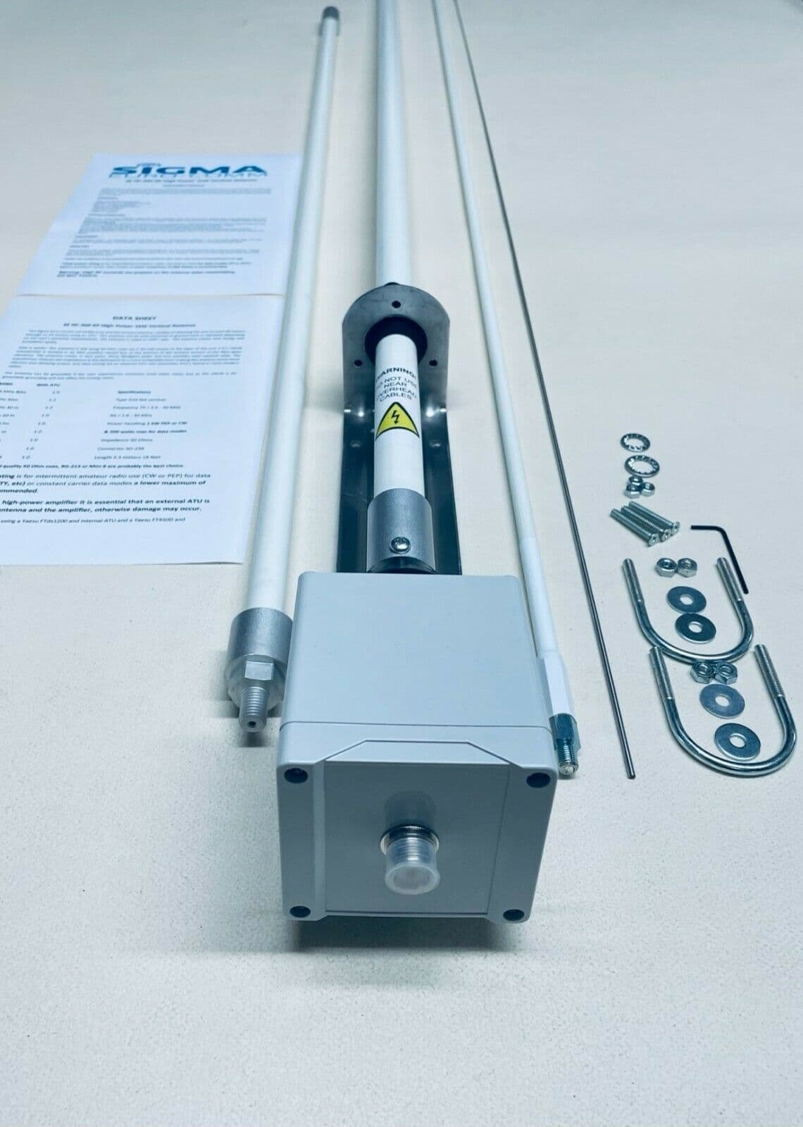 Sigma SE HF 360 XP 1KW fiberglass antena KF wielopasmowa 3.5-52MHz długość 550cm