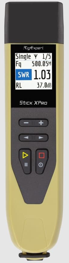 RigExpert Stick XPro miniaturowy analizator antenowy 0.1-1000MHz łączność Bluetooth - doskonały do pracy w terenie