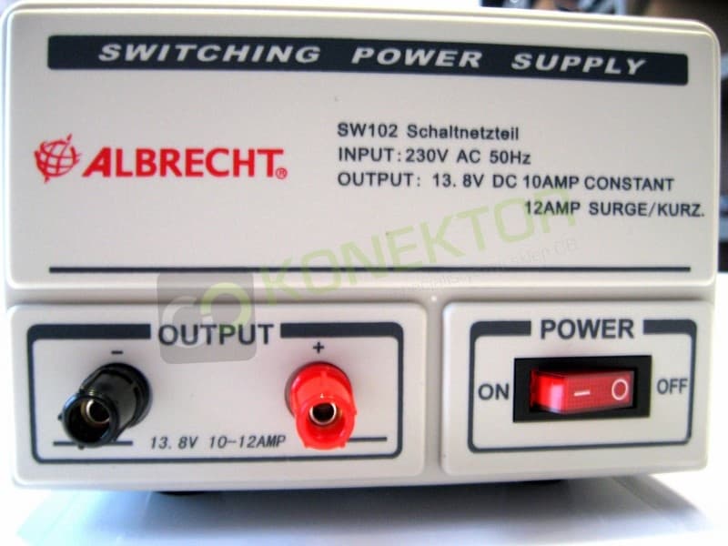 Albrecht SW-102 zasilacz impulsowy 10A/12A - radiokomunikacja amatorska, profesjonalna, CB radio