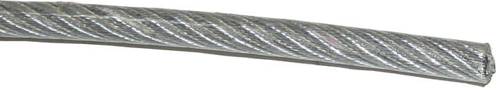 Lina stalowa PCV 3mm - np. do konstrukcji anten linkowych KF - odcinek 10m