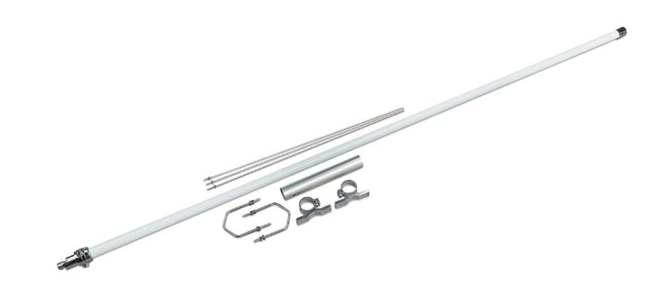 Moonraker SQBM412 antena bazowa VHF pasmo 4m 70MHz długość 150cm (włókno szklane, fiberglass, złącze PL)