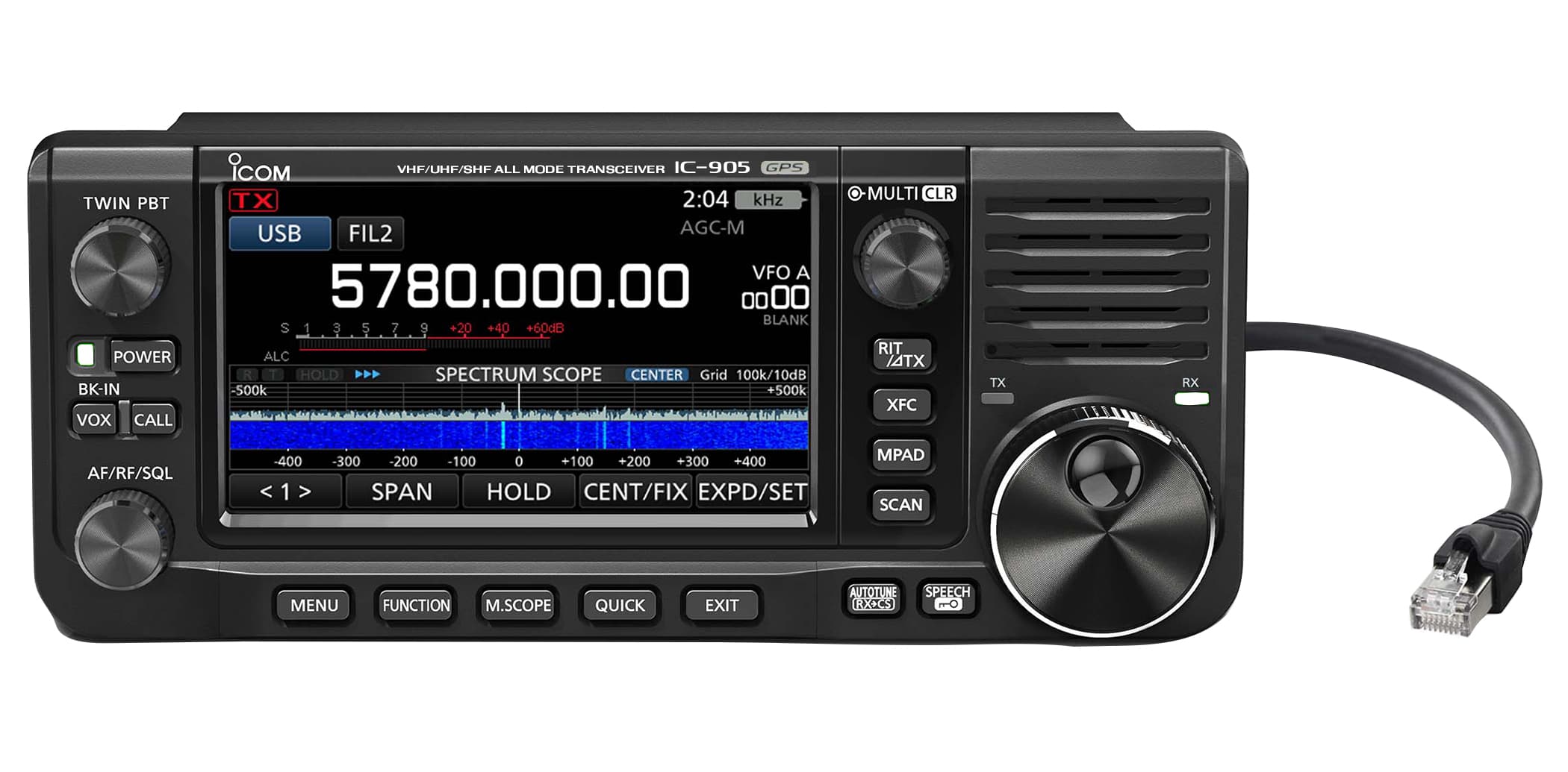 Icom IC-905 radiotelefon amatorski VHF/UHF/SHF 144/430/1200/2400/5600 MHz