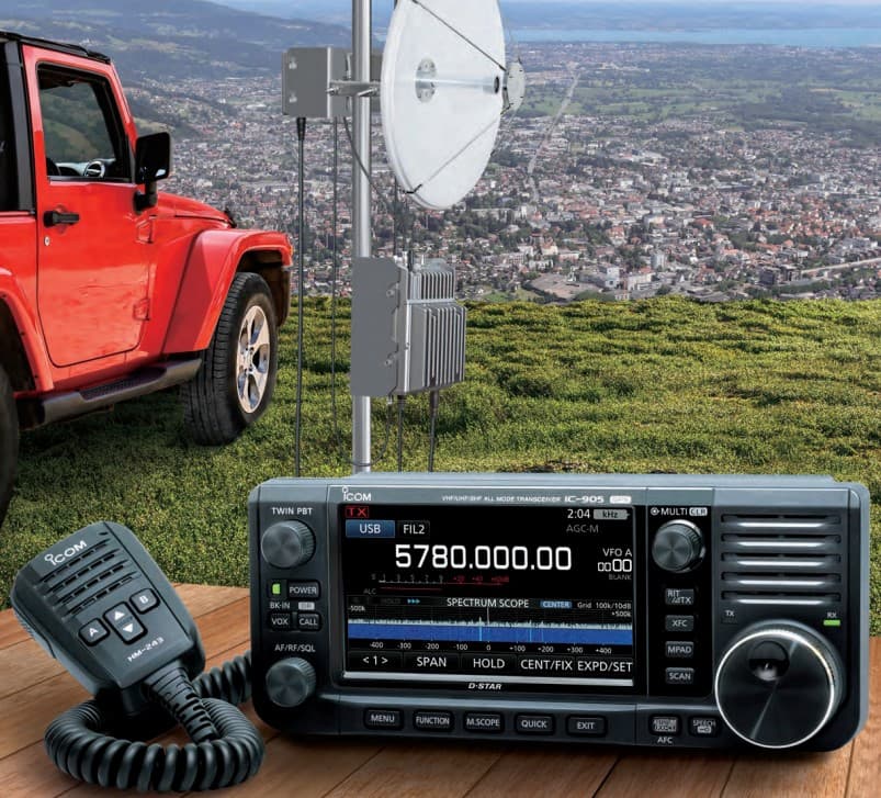 Icom IC-905 radiotelefon amatorski VHF/UHF/SHF 144/430/1200/2400/5600 MHz