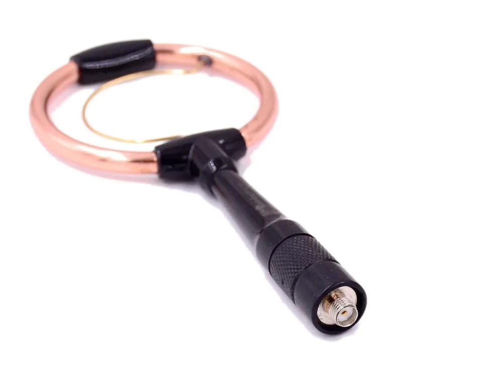 Antena pętlowa VHF/UHF (136-174/400-470MHz) złącze SMA-F, długość 15cm - antena przenośna 2m/70cm np. do Baofeng UV-5R, UV-82, Quansheng UV-K5