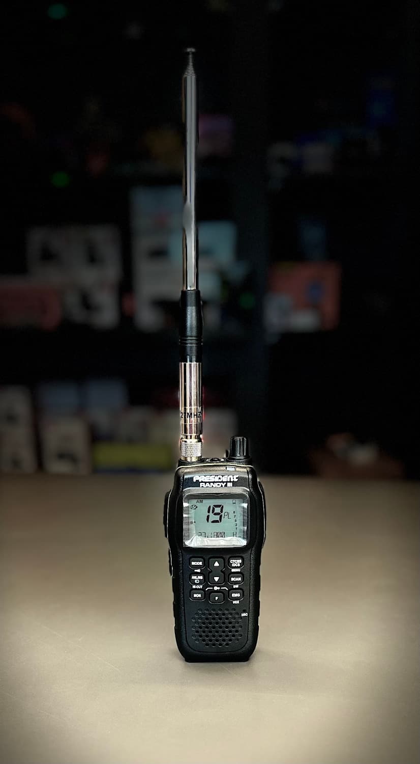 RADIORA TNC-27 antena teleskopowa CB 27MHz długość 22-130cm wtyk TNC np. President Randy III, Stabo XH 9006 E, Jopix CB-413