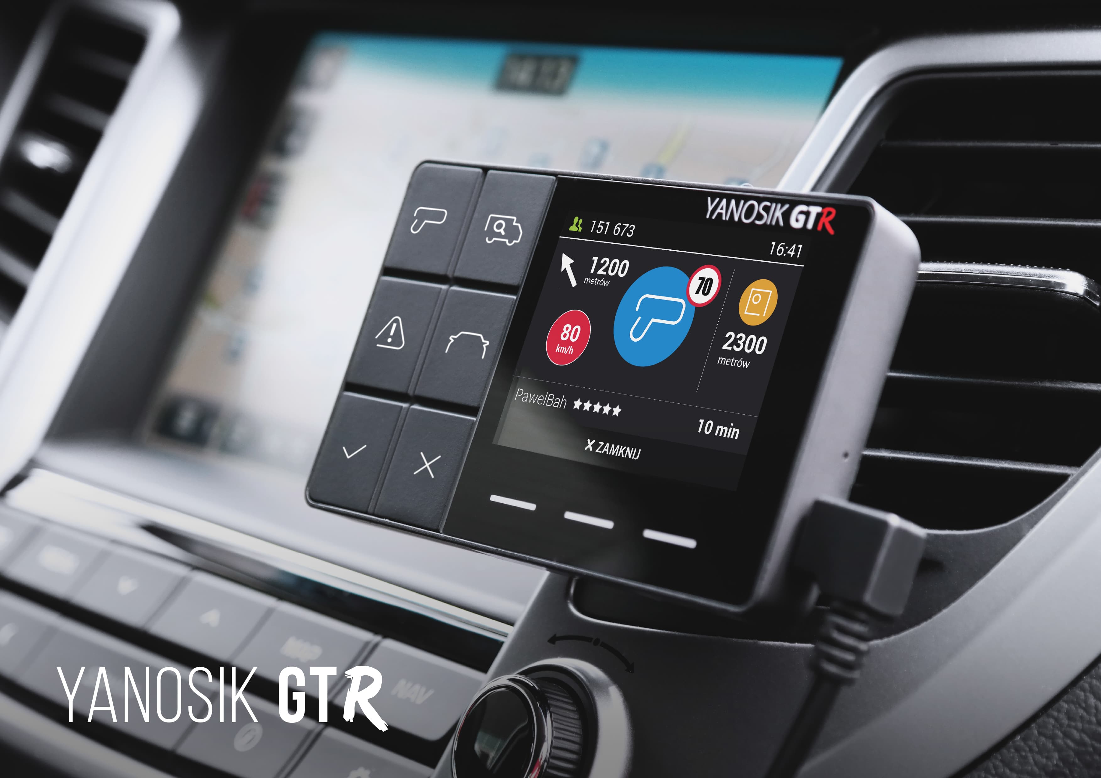 Yanosik GTR legalny antyradar + ROCZNY ABONAMENT - Łódź, Zbąszyńska 2