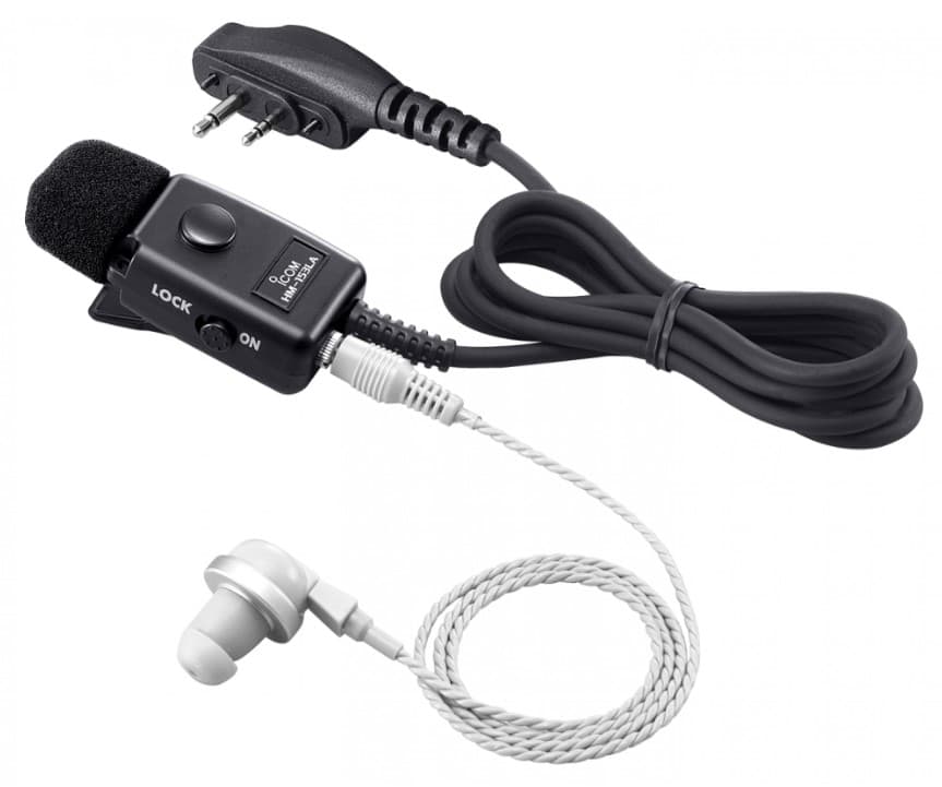Icom HM-153LA mikrofonosłuchawka wysokiej klasy / 2-pin Icom 