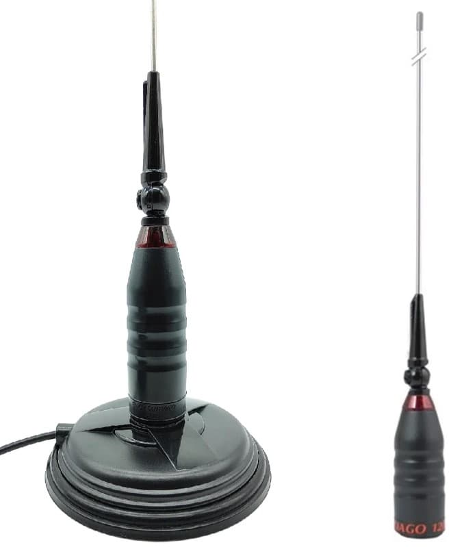 SUPER SANTIAGO 1200 MAG wyczynowa antena CB 191cm na magnesie, kabel 4m