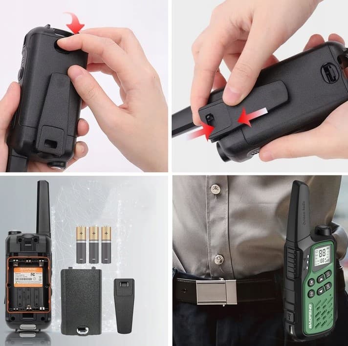 BAOFENG BF-25E ORANGE Twin Pack krótkofalówki PMR bez zezwoleń [zestaw 2szt.]  - walkie talkie, PMR 446