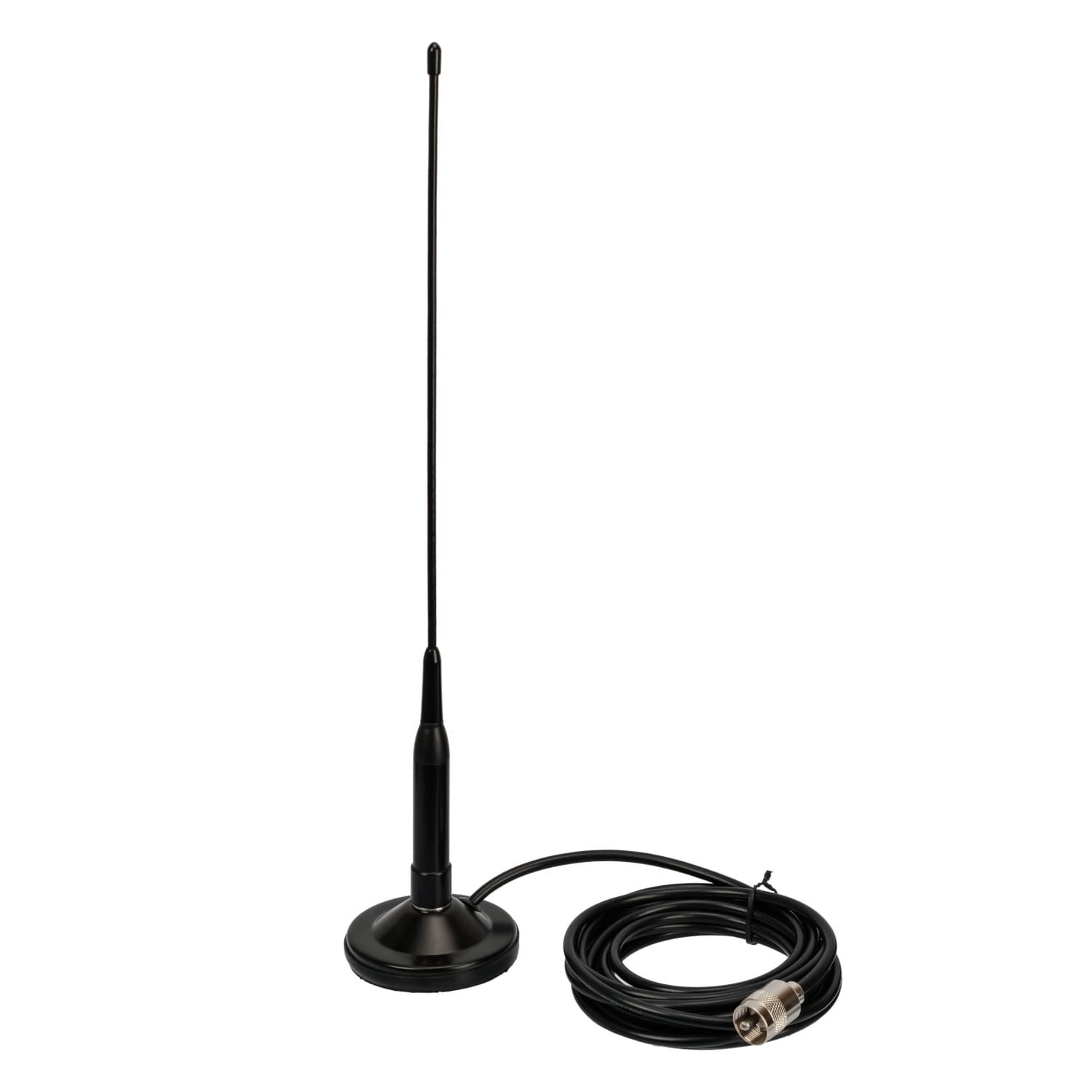RADIORA R2 MAG antena VHF/UHF, długość 37cm złącze PL, elastyczny promiennik, podstawa magnetyczna 75mm z kablem 4m -  np. do Baofeng, Wouxun, TYT, skanerów SDR itp.