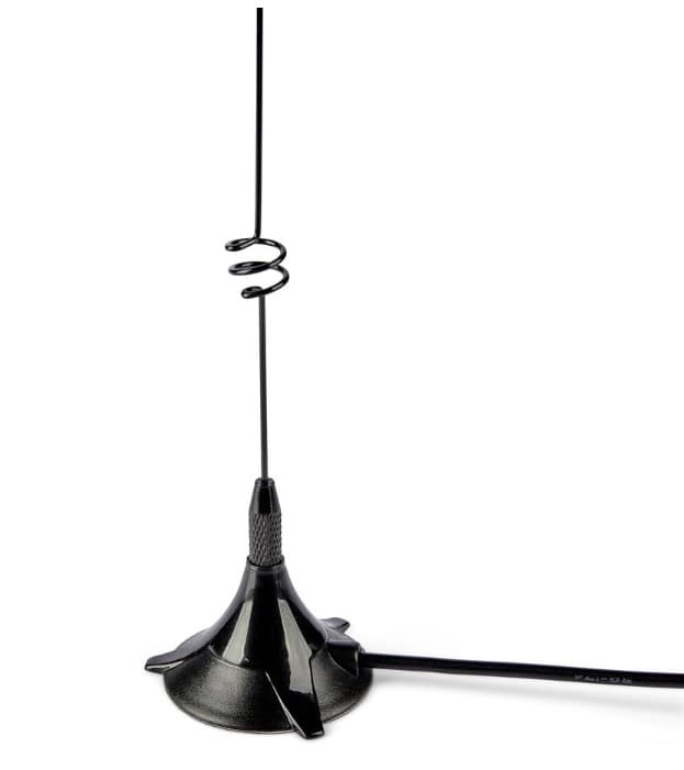 Moonraker MRM-100S dyskretna antena VHF UHF 144/430MHz długość 55cm, podstawa magnetyczna z cienkim kablem 4m, wtyk SMA