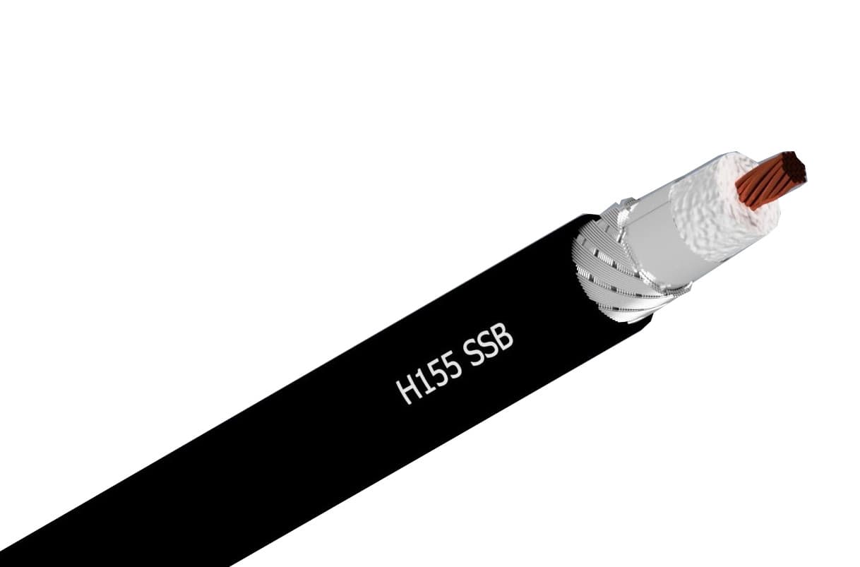 Kabel niskostratny H-155 SSB np. do anten HF, CB, VHF, UHF, LTE, WLAN, szerokopasmowych