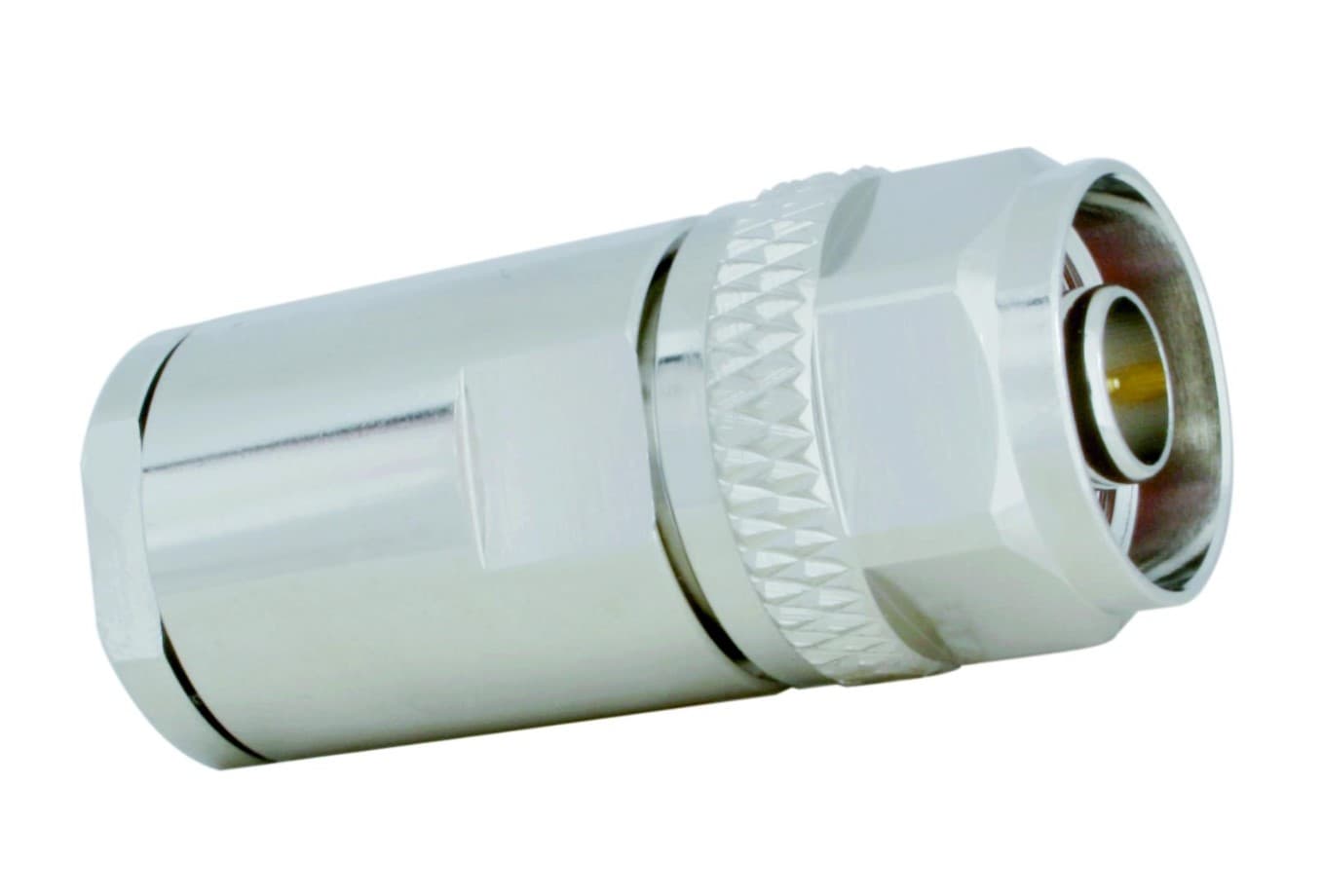 Wtyk skręcany N na kabel 10mm (bez lutowania) np. RF-10, HyperFlex 10,  Broad Pro 50C, RG-213, H-1000, Ecoflex 10 (SSB Solderless 7383)