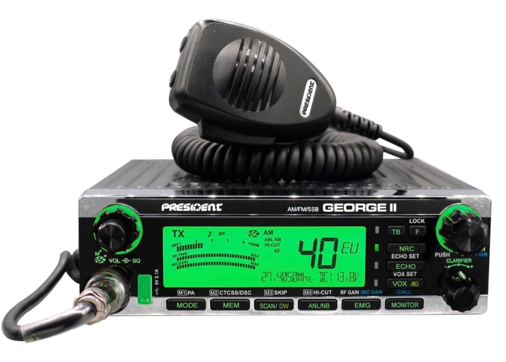 PRESIDENT GEORGE II CB radio AM/FM/SSB 12W