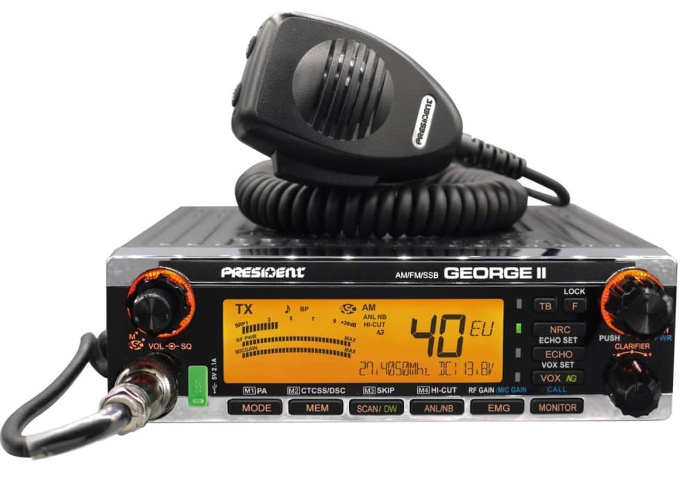 PRESIDENT GEORGE II CB radio AM/FM/SSB 12W