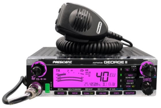 PRESIDENT GEORGE II CB radio AM/FM/SSB 12W