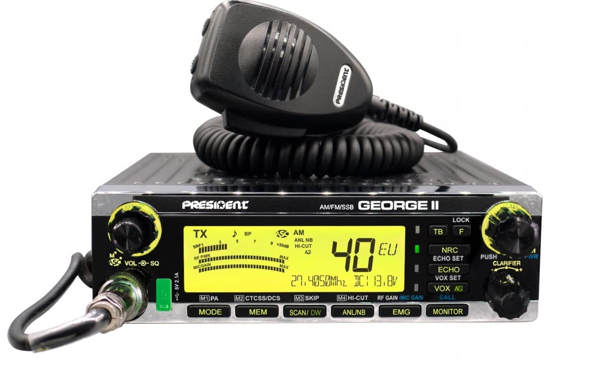 PRESIDENT GEORGE II CB radio AM/FM/SSB 12W