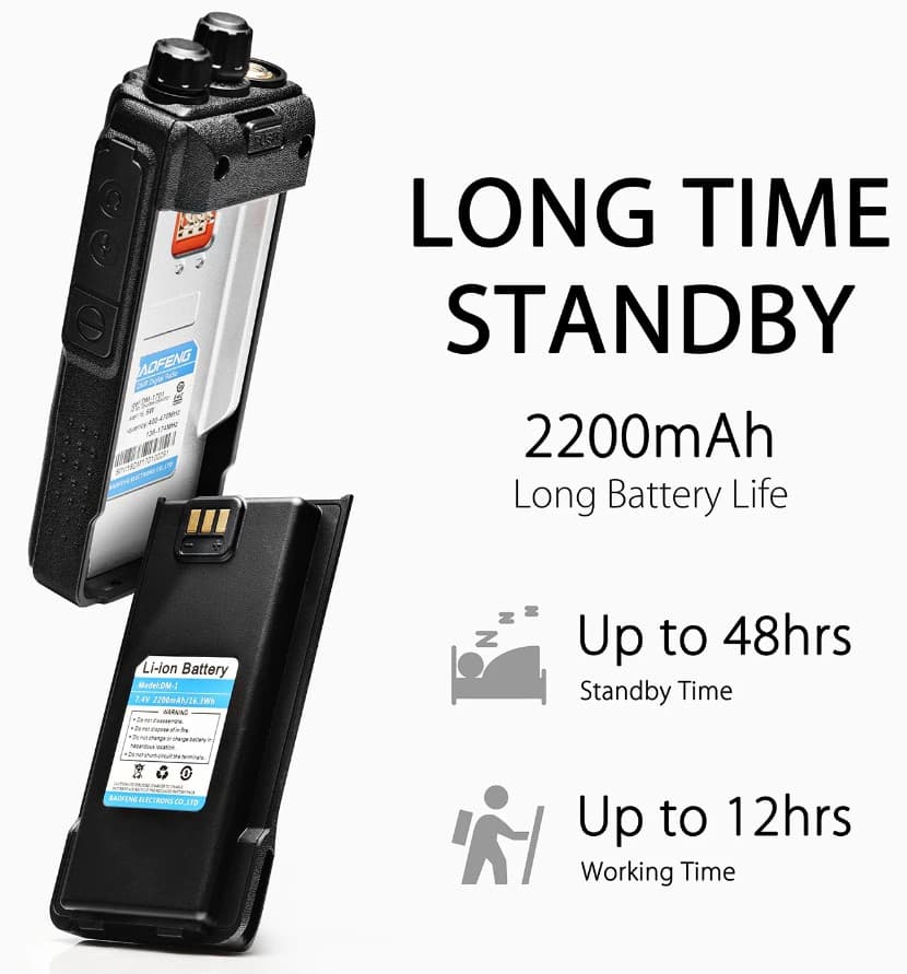 BAOFENG DM-1701 + kabel do programowania RĘCZNY RADIOTELEFON DMR Tier II VHF/UHF (136-174/400-480MHz)