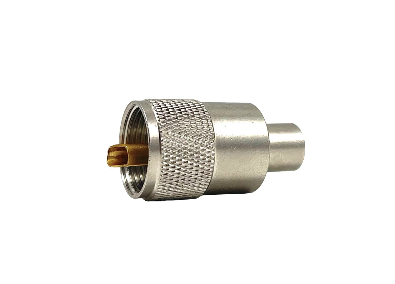 Wtyk UC-1 PL-259/6 PTFE/Gold na przewód RG-58, RF-5, H-155 (RG58, RF5, H155) Team HQ - teflonowy długi