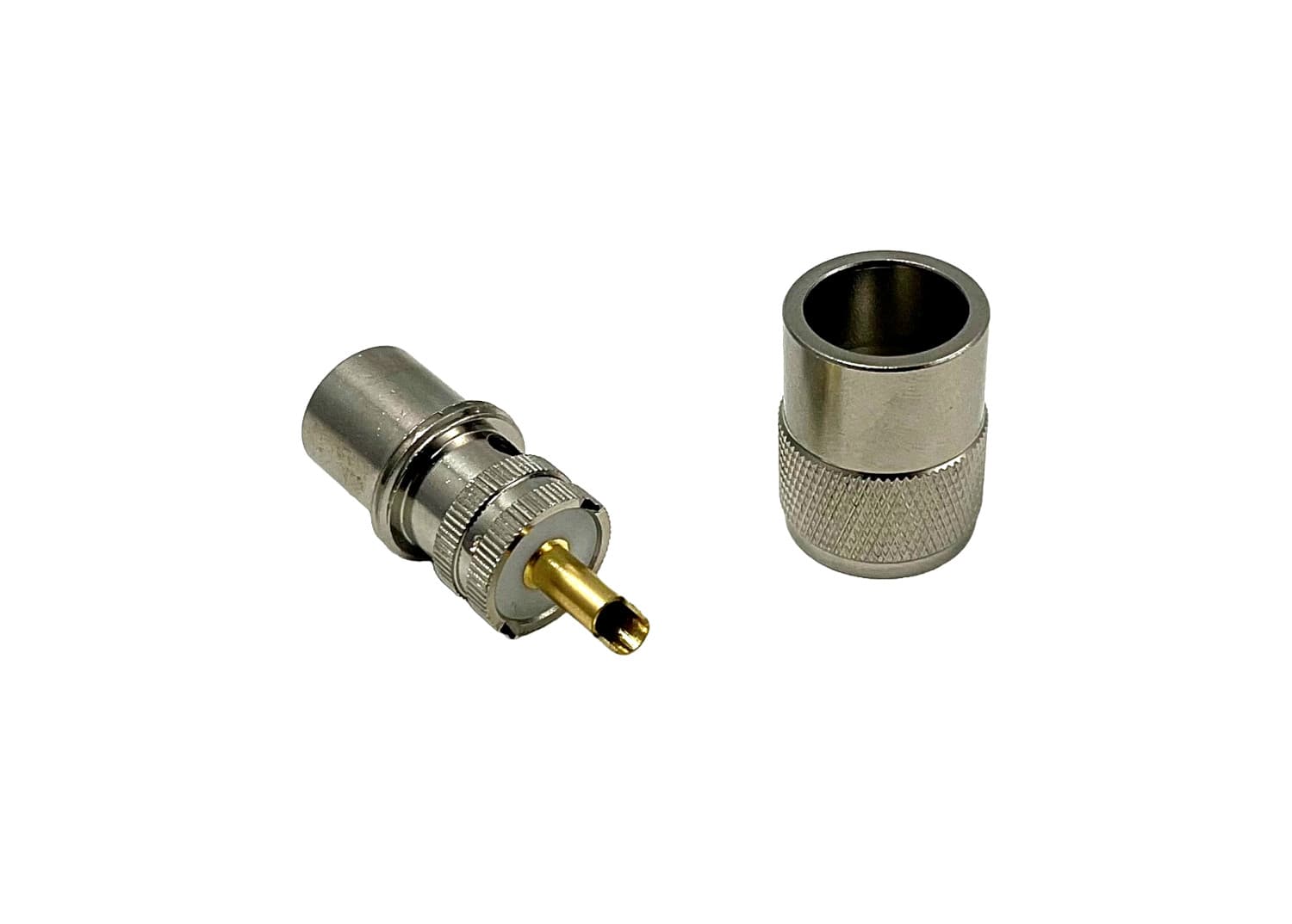 Wtyk UC-1 PL-259/9 PTFE/Gold na gruby przewód RG-213, RF-10, H-1000, HyperFlex 10, Airborne 10 Team HQ - teflonowy długi