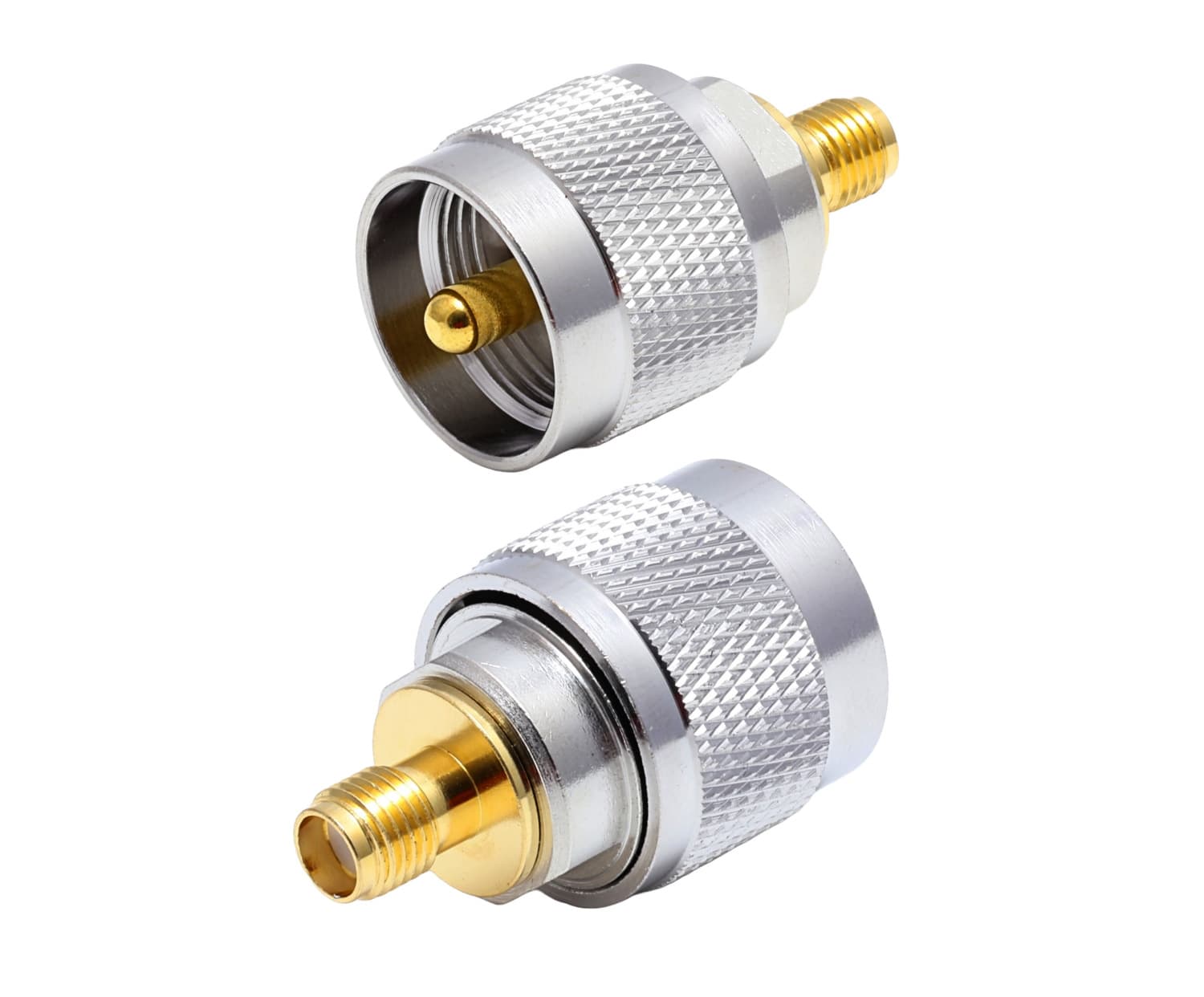 Zestaw adapterów SMA UC-1 SO-239 na cienkim kablu RG-316 100cm - przejściówka PL/SMA-M + 5 adapterów PTFE/Gold RADIORA MIX-CON-100 